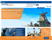 Tablet Screenshot of betuwe-express.nl